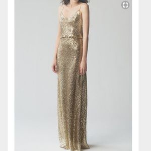 Jenny Yoo ‘Jules’ Sequin Blouson Gown
